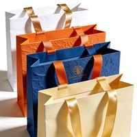 Tas Belanja Kertas Mewah Ramah Lingkungan Biodegradable Dapat Disesuaikan untuk Promosi, Kemasan Liburan, Hadiah Pesta, dan Kemasan Ritel