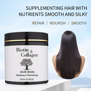 Meilleur <span class=keywords><strong>Masque</strong></span> Capillaire Bio au Collagène et à la <span class=keywords><strong>Biotine</strong></span> avec Protéines pour lutter contre la chute des cheveux, conditionnement en profondeur et réparation des cheveux abîmés - Fabrication en usine - Product Image 4