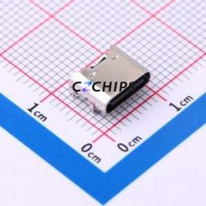 TYPEC-250Y-BRP6L68 USB <b>Connector</b> SMD <b>Connector</b> ( <b>Connector</b> Type: Type-C )( Gender: Female )( Mounting Type: Horizontal Mount ) - Product Image 1