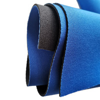 Feuille de caoutchouc néoprène extensible et imperméable en tissu de mousse SBR à cellules fermées avec produit en néoprène en nylon Hypalon