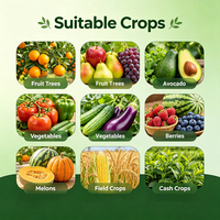 160-60-360 +TE Aminozuur Hoog Rendement Fruitzwelling Biostimulans Snel Oplosbare Suspension NPK Samengestelde Meststof