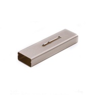 Chargeur de téléphone portable personnalisé avec coque en acier inoxydable/alliage d'aluminium, usinage CNC de précision et finition anodisée