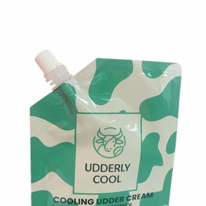 Bolsa de pie de grado alimenticio a prueba de fugas con impresión personalizada para uso de bebidas cosméticas líquidas - Product Image 4