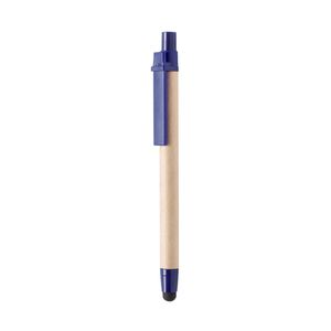 Stylo à bille écologique promotionnel, impression de logo personnalisée, tube en papier kraft, style élégant, stylet fabriqué en plastique recyclé - Product Image 2
