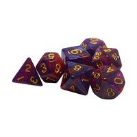 En gros, Ensemble de dés multicolores à paillettes scintillantes pour jeux de société et divertissements de fête