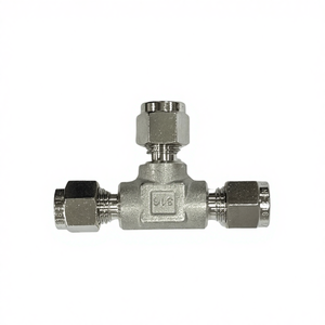 Services de fabrication CNC OEM, composants de précision en acier inoxydable et en plastique, raccords en T pour équipements médicaux, certifiés ISO9001 - Product Image 1