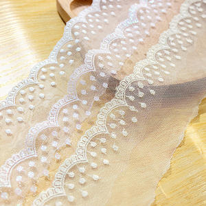 Nuovo arrivo RYL, passamaneria in pizzo a pois <span class=keywords><strong>con</strong></span> motivo a onde larghe 6,5 cm per accessori cosplay anime e Lolita - Product Image 2