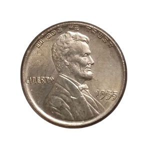 Pièces de monnaie vintage en gros, répliques de penny américain en cuivre double face 1955/1955, petites pièces de centimes américaines - Product Image 1