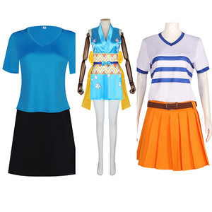 Costume de cosplay de dessin animé japonais Nami Solon Luffy, ensemble complet <span class=keywords><strong>One</strong></span> <span class=keywords><strong>Piece</strong></span>, costumes d'anime pour Halloween, costumes pour femmes adultes - Product Image 4
