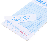 Carnet de commandes personnalisé avec logo, numéroté en séquence, pour restaurant, café, hôtel, bloc-notes de serveur pour les commandes
