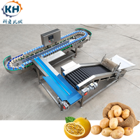Landbouwelijke ronde fruitgewichtsorteermachine, stabiele werking, laag geluidsniveau voor groente- en fruit sorteerafzetplaatsen