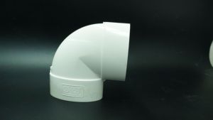 고품질 고압 부드러운 PVC T125*65 평면 파이프 오프셋 90도 °   배관 엘보 피팅 - Product Image 2