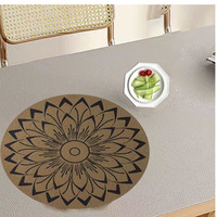 38x38CM Classique Anti-Dérapant Étanche Nappe À Manger Table Dessous De Verre Accessoire De Cuisine