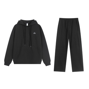Conjunto de Sudadera con <span class=keywords><strong>Capucha</strong></span> y Pantalones Deportivos de Algodón de Alta Calidad, Conjunto Deportivo de Punto, Sudadera con <span class=keywords><strong>Capucha</strong></span> para <span class=keywords><strong>Hombre</strong></span> - Product Image 1