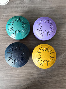Wholesale Mini Steel Tongue <b>Drum</b> 4.5 Inch Portable <b>Drum</b> Sound Healing Instrument for Yoga Meditation - Product Image 2