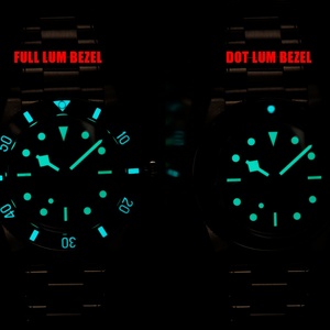 Reloj Automático CRONOS para Hombre, 37 mm, Reloj de Pulsera Mecánico, Zafiro, Sumergible 20 ATM, Luminoso BGW-9, Bisel de Cerámica PT5000 SW200 - Product Image 5