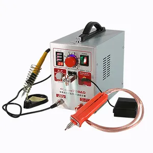 Automatic Induction 709AD+ Multi-pulse Precision 18650 Battery Spot Welding Machine with 70B Spot Welding Pen Soldering Iron