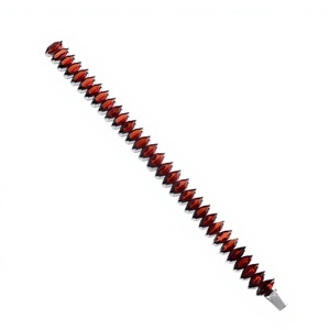 Pulsera de tenis clásica de plata de ley 925 con granate talla marquesa para mujer, uso diario, regalo de boda, engaste Palakka - Product Image 2