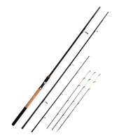 Canne à pêche légère à quatre sections tige de leurre enfichable dureté moyenne battement de masse 3 canne à pêche ultralégère légèrement lanceur