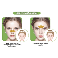 Patch nasal au gel rafraîchissant, soin nasal naturel à base de plantes pour soulager l'inconfort nasal