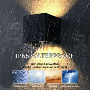 Moderna lampada <span class=keywords><strong>da</strong></span> parete a LED quadrata interna in acciaio inox <span class=keywords><strong>Applique</strong></span> con illuminazione chiara contemporanea lampada Murale - Product Image 5