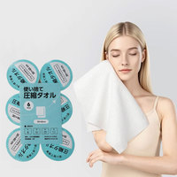 Toalla Facial de Viaje Comprimida, Biodegradable, Desechable, de Primera Calidad, 100% Tela No Tejida, Multifuncional y Personalizable