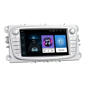 Crbrillar 안드로이드 10 자동차 비디오 라디오 Autoradio 7 "GPS 와이파이 포드/포커스/Mondeo/C-MAX/S-MAX/갤럭시 II/Kuga