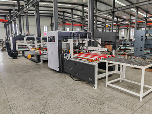Carpeta de cartón estándar CE, máquina para hacer cajas de cartón corrugado, máquina encoladora - Product Image 4