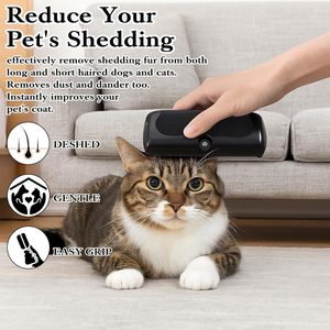 Nouvelle Conception – Rasoir Épilateur Mignon pour Animaux – Nettoyage des Poils – Rasoir de Beauté 3-en-1 – Peigne Épilateur Léger et Compact pour Animaux - Product Image 4
