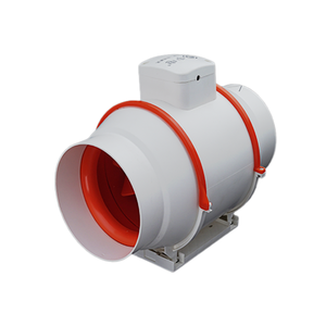 4/5/10/12 इंच प्लास्टिक ब्लोअर फैन 220v ac इनलाइन डलाइन साइलेंट हाई परफॉर्मेंस वेंटिलेशन फैन ओम कार्बन फिल्टर किट के साथ - Product Image 1