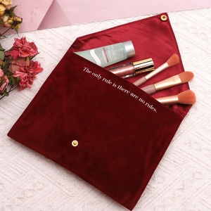 Oem mẫu miễn phí tùy chỉnh <span class=keywords><strong>logo</strong></span> in nút nhung satin lót phong bì <span class=keywords><strong>Pouch</strong></span> đối với trang sức món quà cưới Faux Suede Bụi Túi - Product Image 3