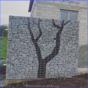 Grillage soudé en tôle métallique galvanisée pour gabion, <span class=keywords><strong>grille</strong></span> métallique robuste pour la construction de murs en pierre - Product Image 3