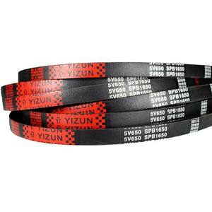 สายพานวีเบลท์แบบมีร่องสำหรับพัดลม รุ่น SPB2540/2550/2575/2580/2600/2640/2650 ทำจากยาง EPDM ผ้าฝ้าย ผ้าแคนวาส โพลีเอสเตอร์ รับผลิตตามแบบ OEM - Product Image 1