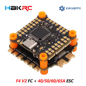 ชุดควบคุม <span class=keywords><strong>HAKRC</strong></span> <span class=keywords><strong>F405</strong></span> Stack F4 V2 FC พร้อม Dual BEC 32bit 60A/65A 8bit 45A/50A 4in1 Brushless ESC  แบบพลาสติกขึ้นรูปเฉพาะ สำหรับอุปกรณ์เสริมโดรน RC FPV - Product Image 2