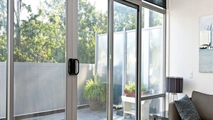 CHANGYI Multi Panneau Lowes Verre Patio Extérieur Étanche Aluminium <span class=keywords><strong>Porte</strong></span> <span class=keywords><strong>Coulissante</strong></span> Portes Arrière <span class=keywords><strong>sur</strong></span> Extérieur Prix - Product Image 4