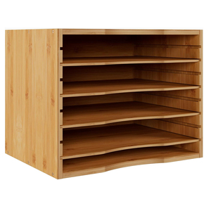Organizzatore per Documenti in Bambù Best Seller, Classificatore di Carta per Ufficio, Casa o Scuola, Portadocumenti a 5 Livelli in Bambù - Product Image 5