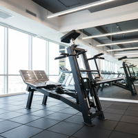 Máquina de remo con barra en T para gimnasio comercial, ejercita brazos, piernas, espalda y pecho, inclinación ajustable, palanca, construcción de acero duradera