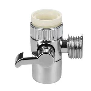 Robinet déviateur manuel 3 voies, adaptateur de valve, accessoire en alliage de zinc argenté, vanne à boisseau sphérique, pièce de filtre à eau, <span class=keywords><strong>port</strong></span> d'entrée/sortie 1/4 po - Product Image 4