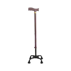 Canne à quatre pieds en alliage d'aluminium, réglable de 67,5 à 93 cm, légère, pour personnes âgées, pour la marche et le soutien - Product Image 3