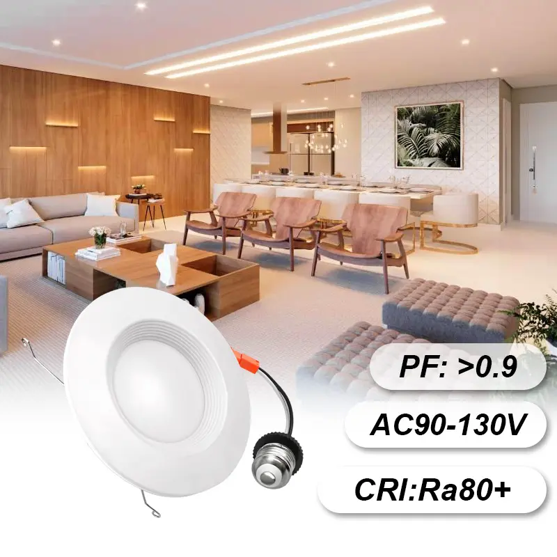 Großhandel Fabrik preis Etl 12w 6 Zoll LED Deckens trahler Nachrüstung LED Down lights LED Dosen leuchten LED Einbau leuchten