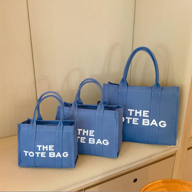 2022 trendy purses bag for women factory custom logo designer bags bolsa sac a main canvas the tote bag