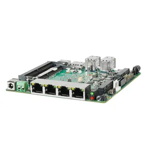 Zeroone Motherboard Pcb industri Ddr4, papan Router Firewall X86 mendukung Motherboard 1X Msata Celeron J4125 4Lan Sim tanpa kipas