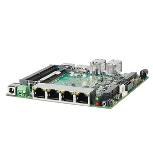 Zeroone Industrial Celeron J4125 placa base <span class=keywords><strong>DDR4</strong></span> compatible con 1X Msata 4Lan Sim Fanless X86 Firewall Router Board escritorio Doble - Product Image 1