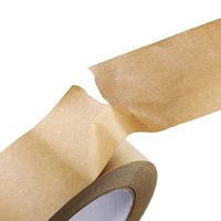 Ruban d'emballage en papier kraft auto-adhésif écologique imprimé avec LOGO personnalisé et surface mate inscriptible