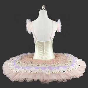 Harlequinadeバレエコスチューム女の子用コロンバイン人形クラシックチュチュバレエコスチュームハーレクインスタイルチュチュドレス女性 - Product Image 2