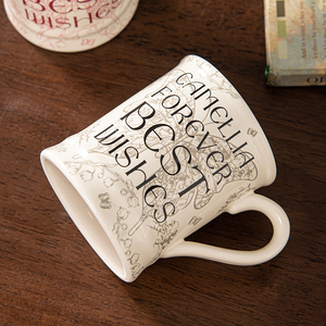 Tasse en céramique artisanale de luxe léger, 380 ml (12 oz), idéale pour les événements, cadeaux du Nouvel An, tasse à expresso, vente directe usine - Product Image 4