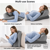 Oreiller orthopédique pour couple, soutien de la colonne cervicale, oreiller de sommeil, rembourrage en coton à mémoire de forme, oreiller de sommeil pour téléphone portable