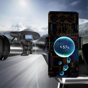 Chargeur USB pour moto QC3.0, charge rapide PD+USB 12V-24V, adaptateur de prise de chargeur de téléphone pour guidon de moto - Product Image 1