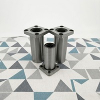 Roulement linéaire à billes à bride carrée LMK12LUU en acier chromé de précision P6 12x21x57mm pour l'automatisation des imprimantes 3D CNC