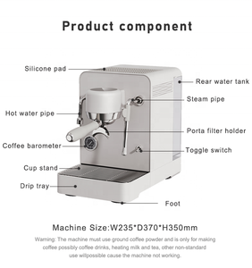 <span class=keywords><strong>Cafetera</strong></span> de estilo italiano, <span class=keywords><strong>Cafetera</strong></span> Espresso comercial, Máquina exprés automática, eléctrica para tiendas de <span class=keywords><strong>acero</strong></span> <span class=keywords><strong>inoxidable</strong></span>/coches - Product Image 5